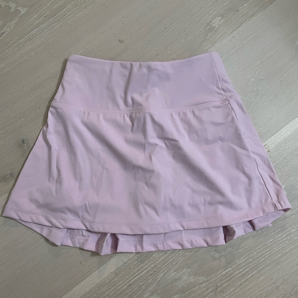 Baleaf Women's 13" High-Waisted Tennis Skirt Pleated Mini Athletic Skort Pink XS - Picture 2 of 9